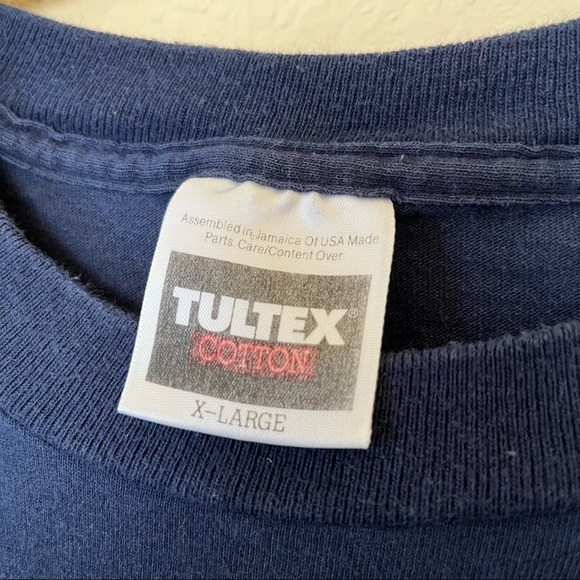 90’s Vintage NFL Dallas Cowboys Navy Blue Short Sleeve Graphic Tee Shirt - Picture 5 of 6